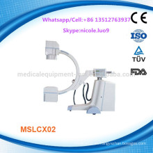 MSLCX02 Mobile X Ray Machine Precio de alta frecuencia c brazo x máquina de rayos